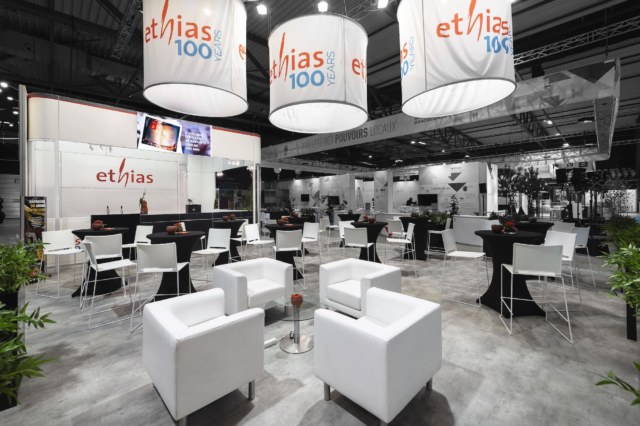 Stand d'exposition Ethias