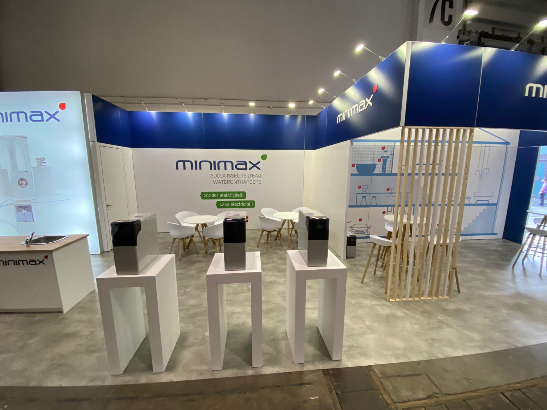 Minimax stand d'exposition Batibouw 2022