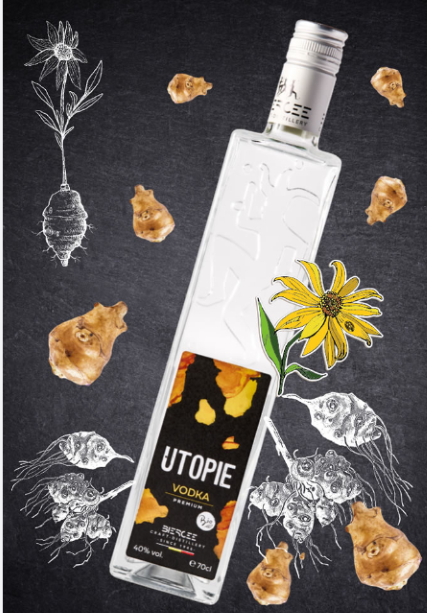 Vodka Utopie produit gagnant du concours innovation sur Horecatel 2023