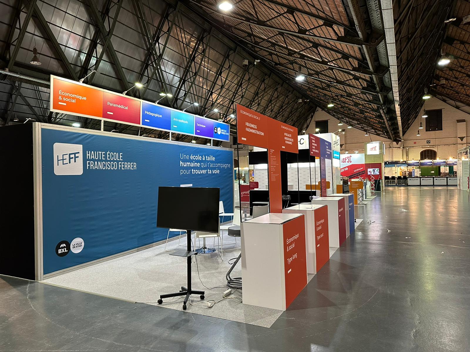 Stand Haute Ecole Francisco Ferrer Siep 2024 Bruxelles