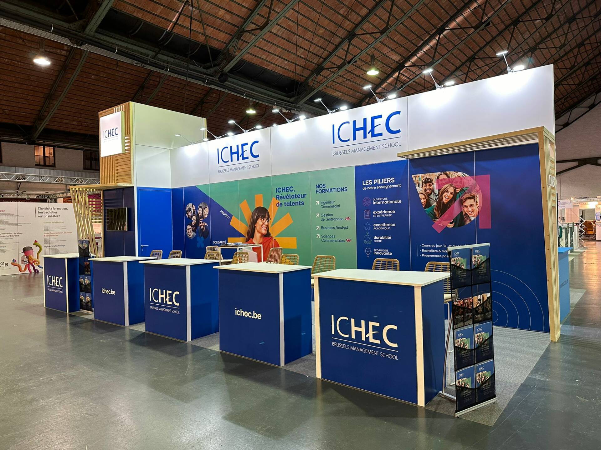 Stand ICHEC salon SIEP Bruxelles 2024